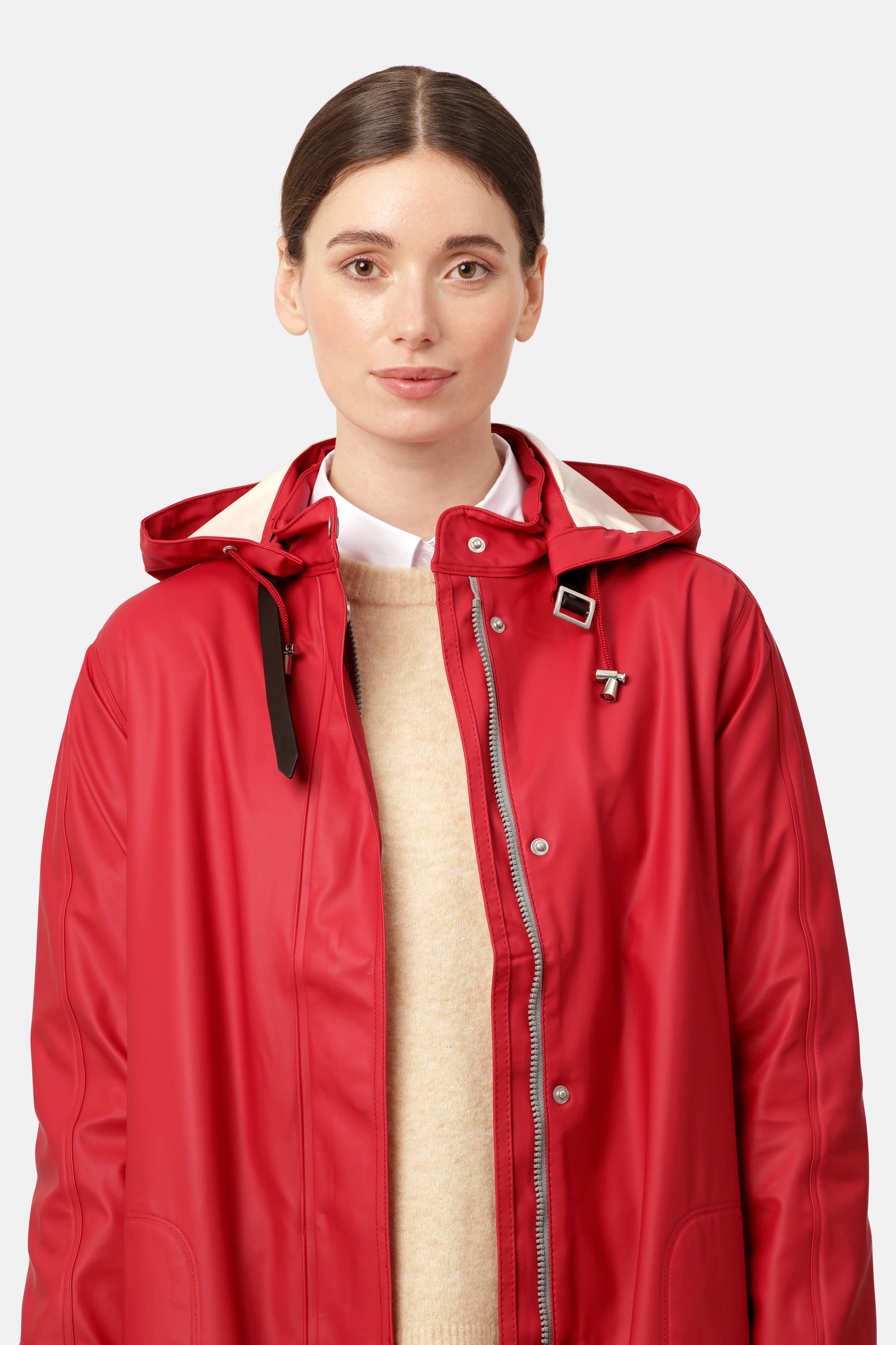 Leichter Regenmantel - Deep Red